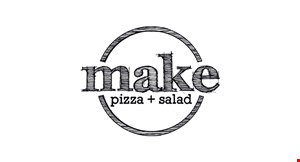 MAKE pizza+salad logo