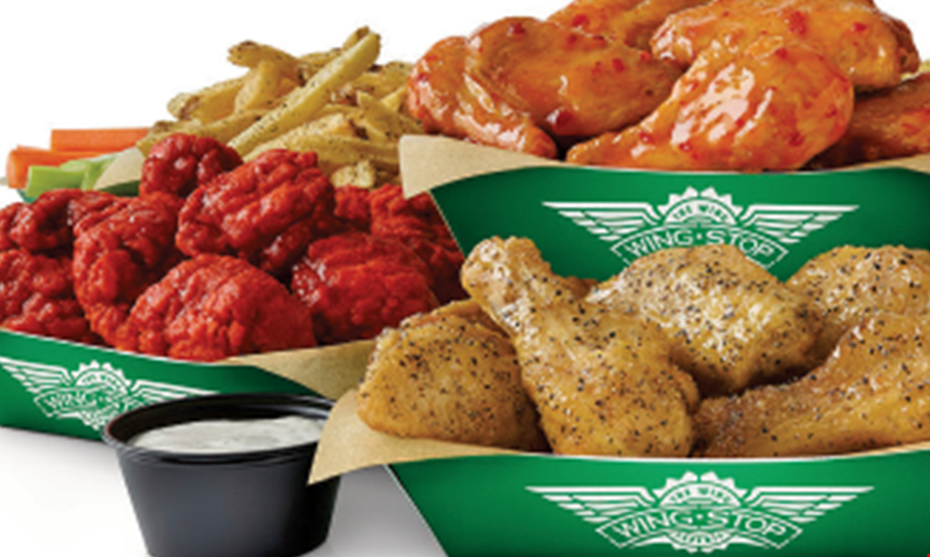 Product image for Wing Stop Free regular fry with purchase of 10 or more wings.