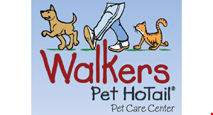 Product image for Walkers Pet Hotail Try a FREE FIRST DAY of Doggie Daycare & Get a 1/2 PRICE INTRO PACKAGE.