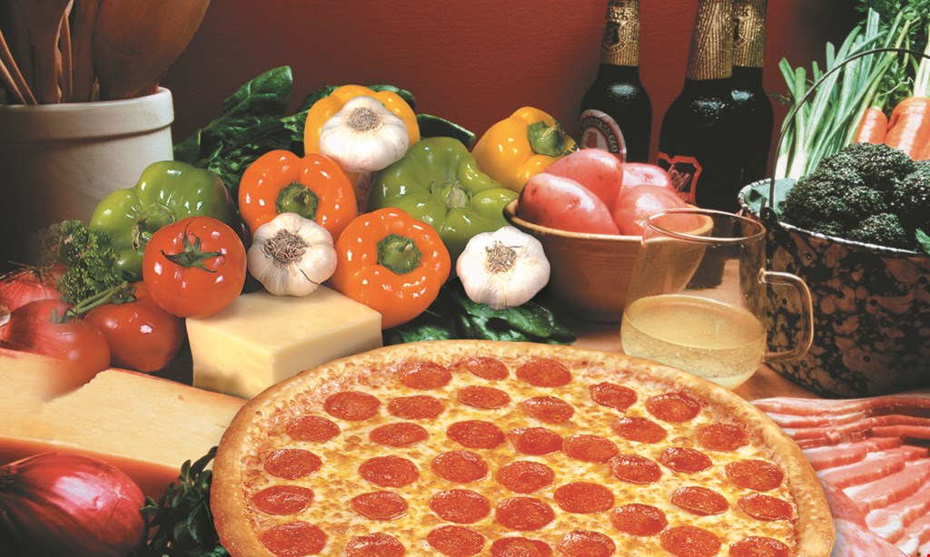 Product image for Doc's Pizzeria & Fish Fry $46.99 + tax two large cheese pizzas or sheet pizza and 20 wings. 