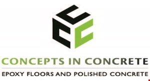 Product image for Concepts In Concrete Call today & mention clipper to get $100 off your booked project of $1600 or more.