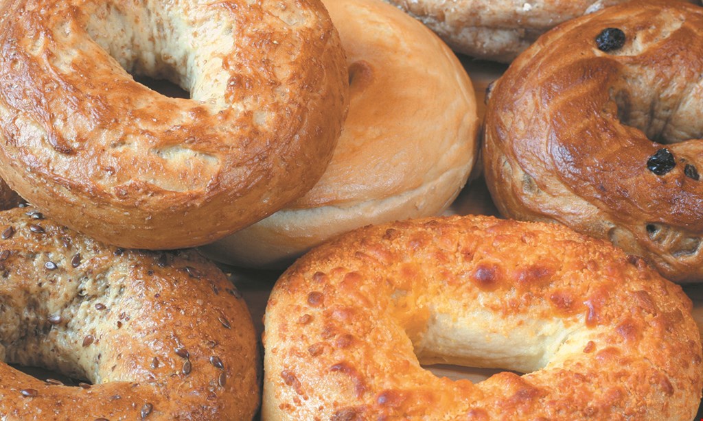 Product image for Big Apple Bagels 6 Free bagels when you buy 6 regular-priced bagels.