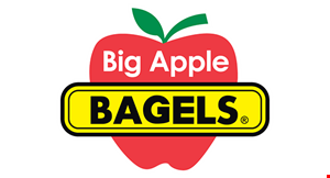 Product image for Big Apple Bagels Free breakfast sandwich when you buy a regular-priced breakfast sandwich.