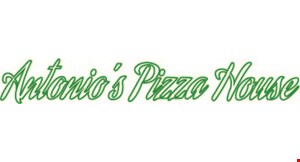 Product image for Antonio's Pizza House $17.99 large pizza with 3 toppings. 