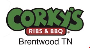 Corky's BBQ- Brentwood logo