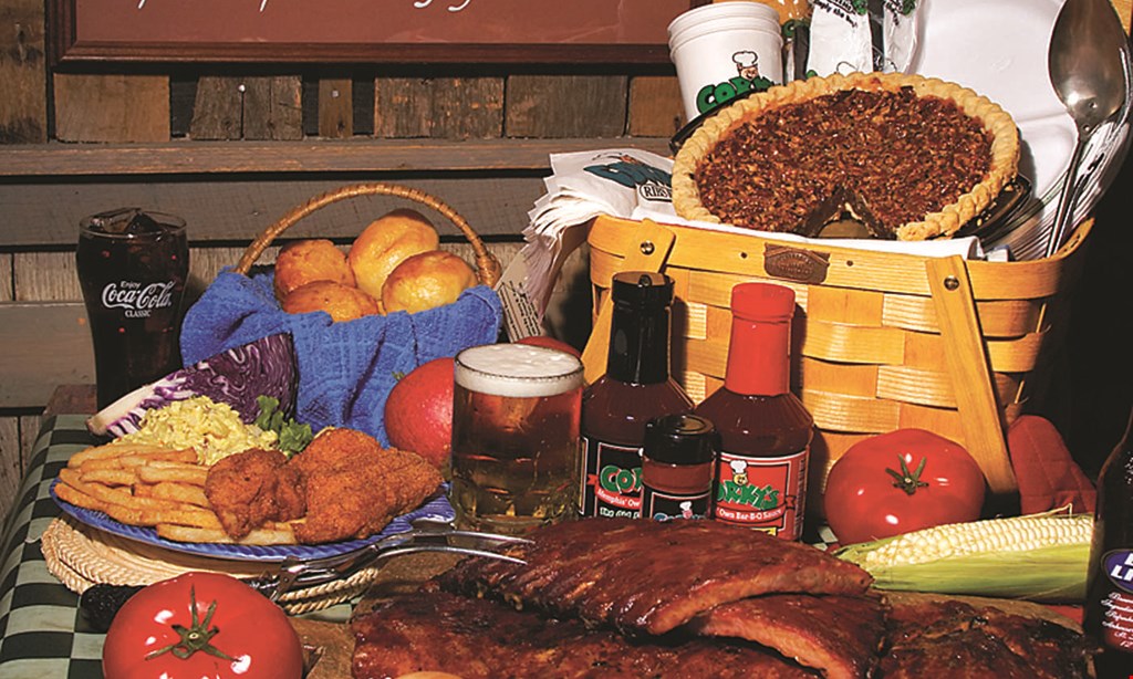 Product image for Corky's BBQ- Brentwood Free entree with purchase of a beverage & 1 entree of equal or greater value up to $11 value - dine in only