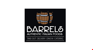 Barrels Authentic Italian Foods logo