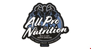 Product image for ALL PRO NUTRITION 15% Off any purchase one per customer. 