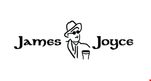 Product image for James Joyce Irish Pub & Eatery $10 off any check of $50 or more. 