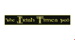 Product image for Irish Times Pub & Restaurant $10 off any purchase of $50 or more dine in only.