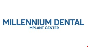 Product image for Millennium Dental free Dental Implant Consultation ($189 value) Visual exam only.