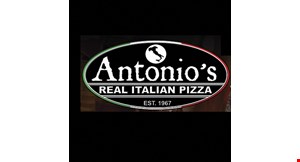 Product image for Antonio's Pizza Trio Deal - any 2-small 9” round specialty pizzas and 1-small 9” round 1-topping pizza only $24.99. 