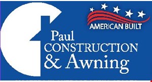 Paul Construction & Awning logo