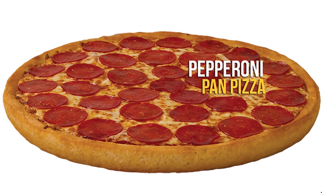 Product image for East Of Chicago Ak Medina/Starpoints 2-TOPPING PIZZA Pan, Thin, or Crispy. Does not include specialty pizzas. MEDIUM $10.99 LARGE $13.99.