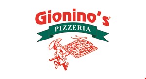 Product image for Gionino's Pizzeria ONLY $19.95 2 MEDIUM 1-TOPPING PIZZAS 