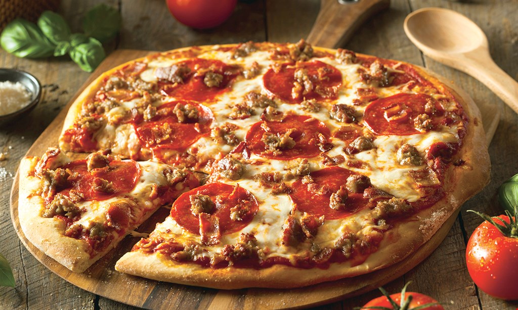 Product image for Mr. G's Pizzeria & Wings 50% OFF any 18” large 2-topping pizza. 