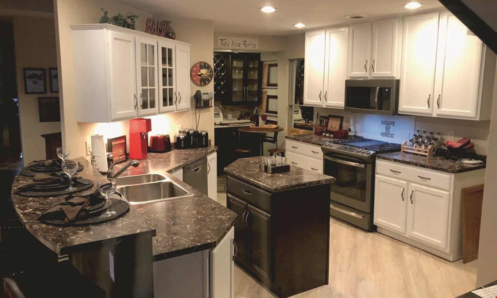 Product image for RDW Homes Dream Kitchen Package $13,495 INSTALLED Typically in just 2-3 weeks!!* Kitchen Refinish Package $7,995 Refinishing All Cabinetry, New Tops, Handles, Sink, Faucet & More! 