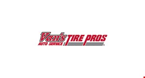 Product image for Van's Auto Service Tire Pros Save $25 on $200 Repairs.