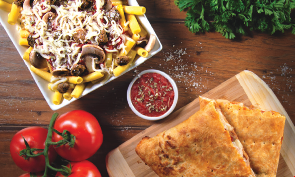 Product image for Rapid Fired Pizza Mix and match! Get two pizzas*, pastas, calzones or salads for only $14.