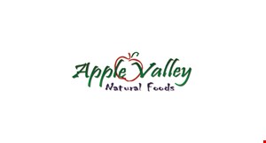 Product image for Apple Valley Natural Foods $5 OFF any purchase of $40 or more. *excludes vegetarian meats and roma. 