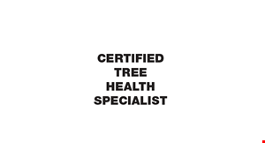Certified Tree Health Specialist logo