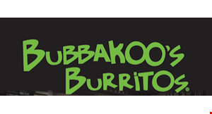 Bubbakoo'S Burritos logo