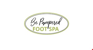 Be Pampered Foot Spa logo
