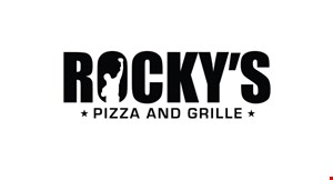 Product image for Rocky's Pizza and Grille $4 OFF any purchase of $30 or more. 