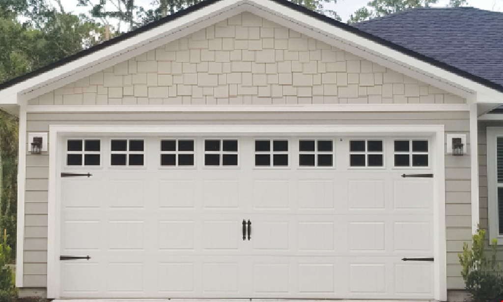 Product image for Hurricane Garage Doors & Services, Inc $300 off double car garage door. 