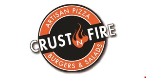 Product image for Crust N' Fire $8 OFF any purchase of $50 or more. 