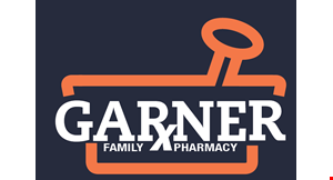 Product image for Garner Family Pharmacy $10 in-store credit, on a new transferred prescription. 
