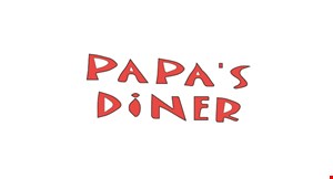 Papa's  Diner logo