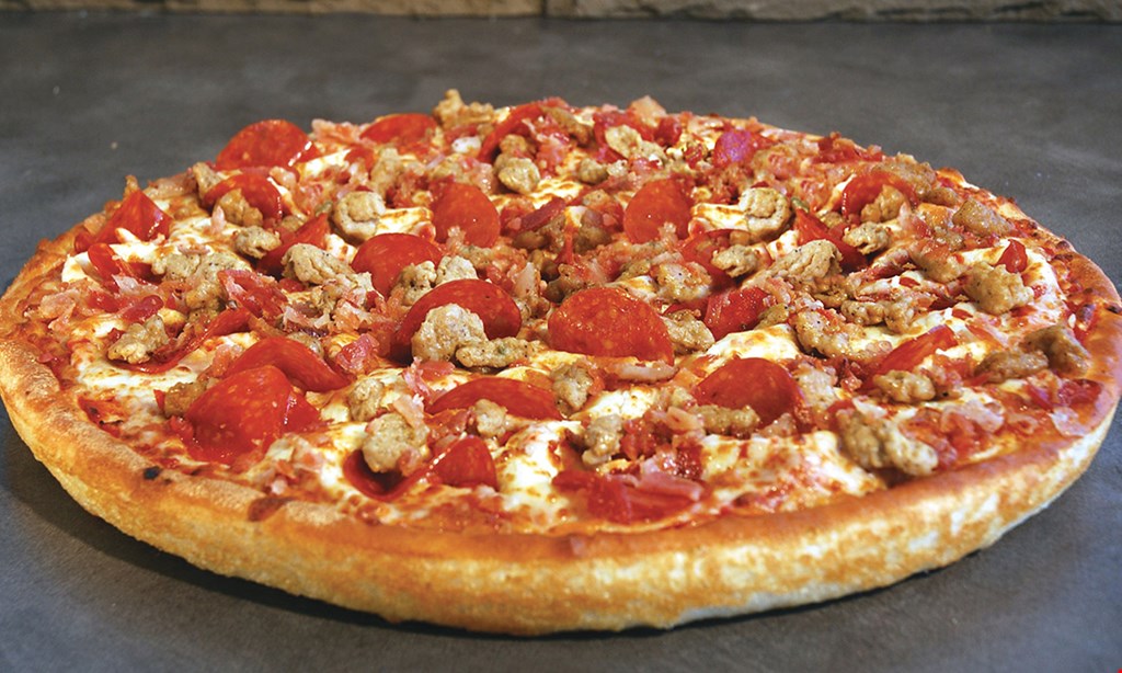 Product image for East Of Chicago Pizza Two medium 1-topping pizzas $16.99 Pan, thin or crispy