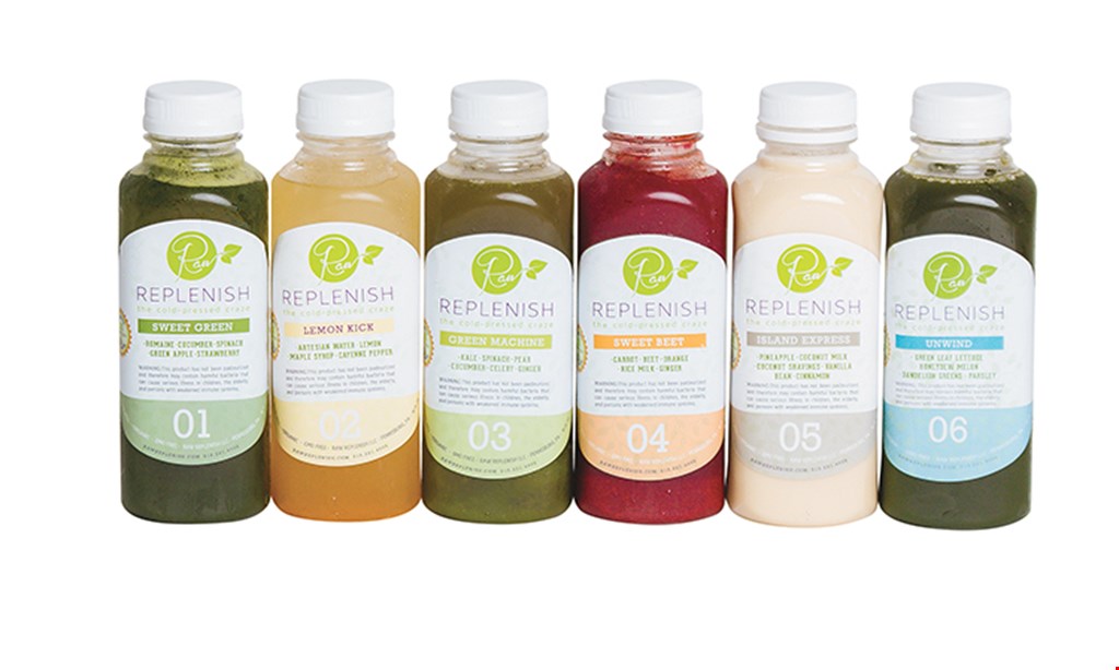 Product image for Raw Replenish $5 off any cleanse package