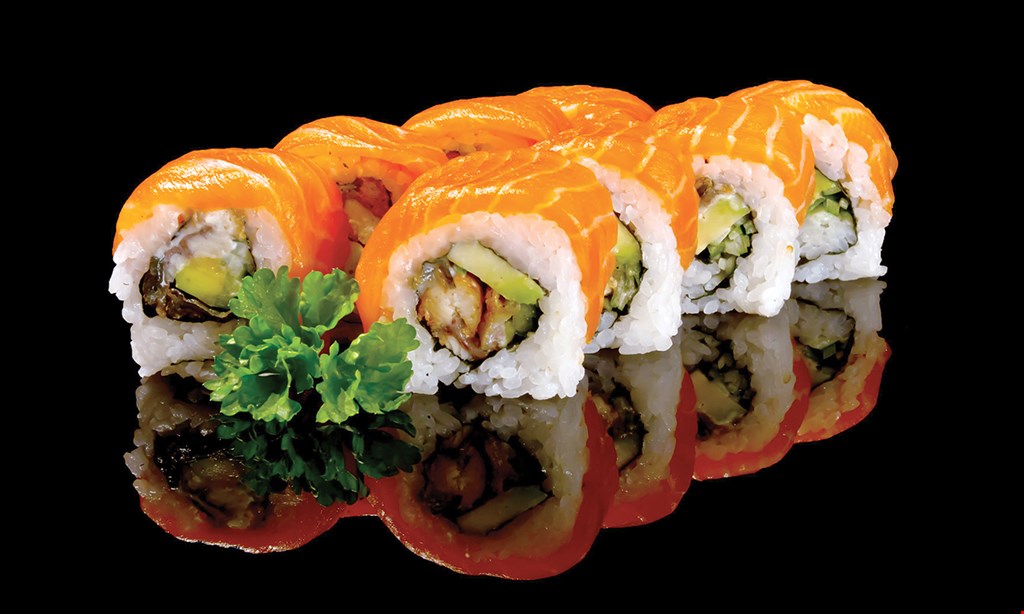 Product image for Tasty Sushi Cary Volcano roll with any purchase of $30 or more (before tax). 