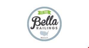 Product image for Bella Railings 50% off Rail installation Mention Clipper. 