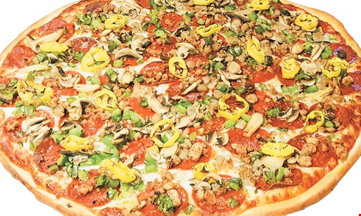 Product image for Italo's Pizza $32.99 Medium 2-item pizza & 8-piece chicken & jojo's.
