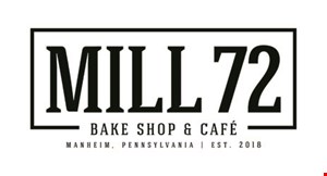 Mill 72 Bake Shop & Cafe logo