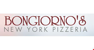 Product image for Bongiorno's New York Pizzeria 18" X-LARGE PIZZA 3 Toppings (2 Veggie, 1 Meat) take out only $23.50 + tax.