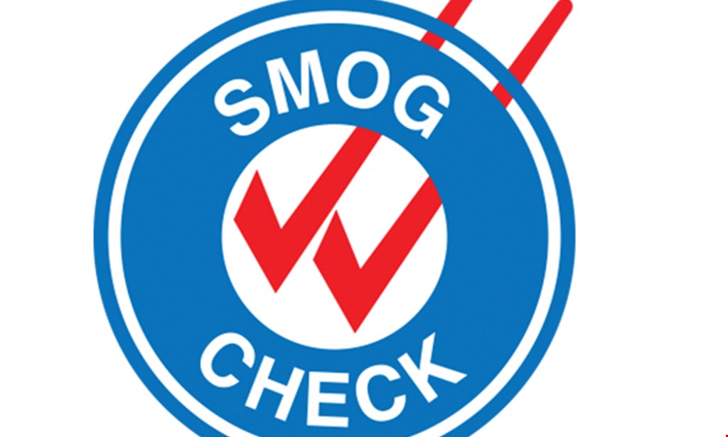 Product image for CALIFORNIA TEST ONLY FROM $27.75 + CERT. $8.25 SMOG CHECK