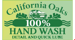 California Oaks Car Wash (Hometown) logo