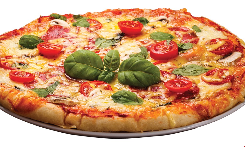 Product image for DiLeone's Italian Restaurant MEDIUM PIZZA $2 OFF LARGE PIZZA $3 OFF 1 topping or more pick-up only.