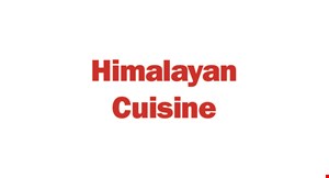 Product image for Himalayan Cuisine $10 OFF Purchase of $50 or more