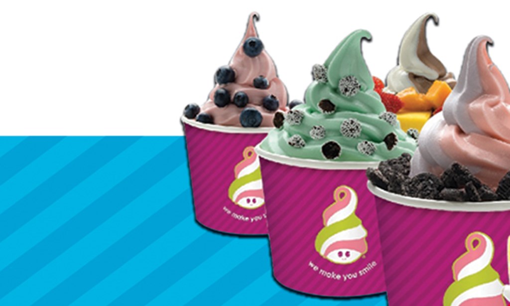 Product image for Menchie's Frozen Yogurt buy one, get one FREE. Free yogurt, up to 8 oz. 