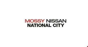 Product image for Mossy Nissan National City - Service $66.67 + tax Synthetic Oil And Filter Change Special. 