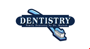 Product image for Dentistry Family Dentistry by Dr. Maroon NEW PATIENT SPECIAL FREE Includes Exam, X-Rays, Intraoral Images & Smile Scan. 