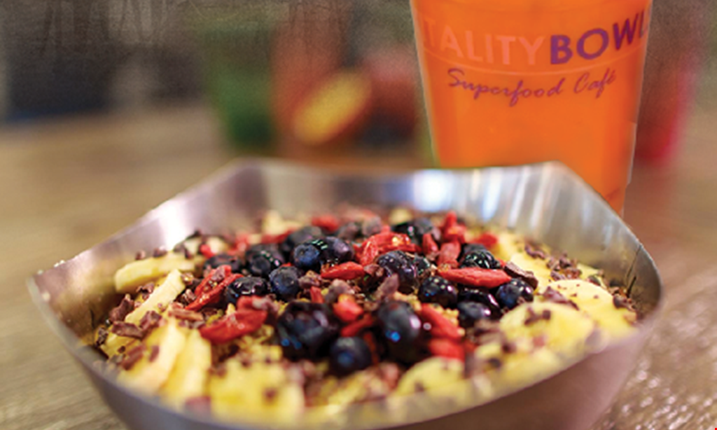 Product image for Vitality Bowls Super Food Cafe $2 OFF Any Bowl or Salad. 
