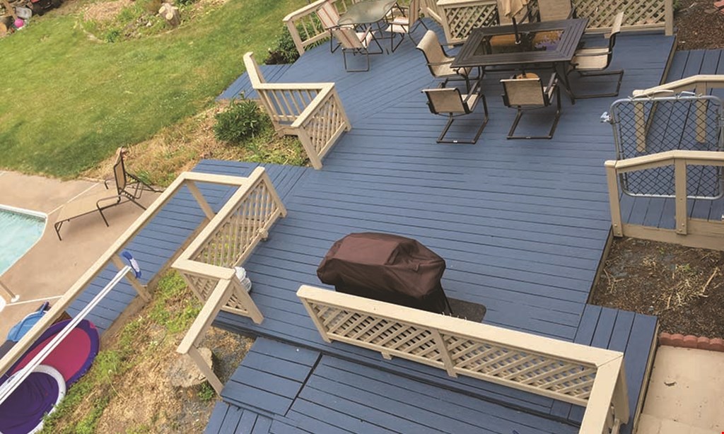 Product image for Super Stainers DECK POWER WASH STARTING AT $119* *with a deck staining contract. 