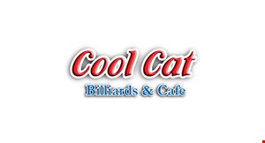 Cool Cat Billiards And Cafe logo