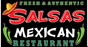 Product image for Salsa'S Mexican Restaurant Collins Rd $10 off Any purchase of $80 or more. 